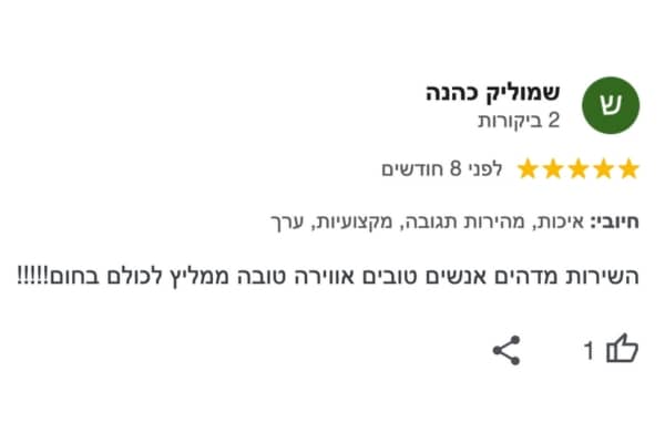 המלצה 3 על תיבת נח